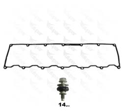 Engine Valve cover gasket — MAN — Part number 20100836038